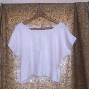 Linen crop top